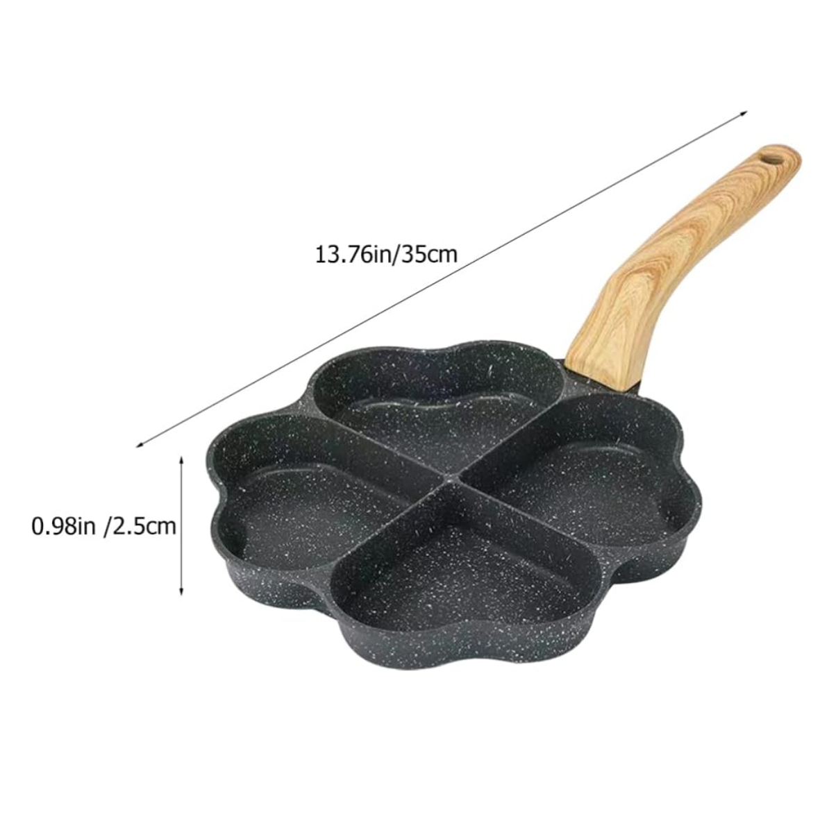 Miniatura 2 de Sarten de 4 puestos Forma Corazon